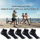 thumbnail image 4 of 5 pares de calcetines de verano para hombre, de malla, para barco, de algodón, con talón anticaída y realce de orejas, transpirables., 4 of 6