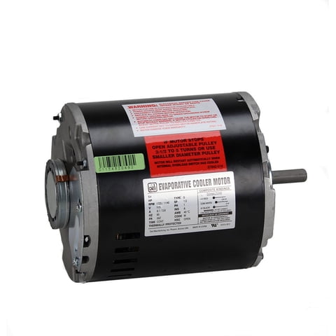 Motor Enfriador Evaporativo Con Dial De 2 Velocidades, 1/2 Hp, 115 V