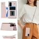 thumbnail image 1 of Crossbody PU Leather Case For Samsung Galaxy S23 S22 Plus Note 20 Ultra Wallet Card Slot Stand Holder Phone Bag Cover, 1 of 3