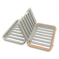 Magideal - Caja De Moscas Impermeable Almacenamiento De Pesca Con Mosca Portátil Organizador De Agarre Fácil De Soporte De Moscas Para Señuelos De Pesca Con Mosc