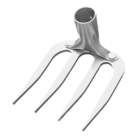 Magideal - Cabezal De Rastrillo De Jardín, Cabezal De Rastrillo Agrícola De Repuesto, Herramienta De Excavación Afilada, Cabezal De Azada De Jardinería, Cabezal 4 Dientes Pequeños