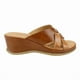 thumbnail image 1 of Sandalia New Walk Tiras Cruzadas Café, 1 of 6