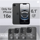 thumbnail image 2 of Carcasa Lamina de Vidrio Compatible Con iPhone 16e Azul Oscuro, 2 of 5