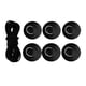 thumbnail image 4 of Kit De Aparejos De Cubierta De Parche De PVC Con Anillos En D De 6 Piezas Para Bote Inflable Kayak Bote Negro, 4 of 5