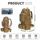 thumbnail image 2 of Mochila de Senderismo y Camping King'sGuard 100L con Sistema Molle, 2 of 6
