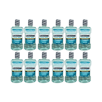 Pack 12 Enjuague Bucal Listerine 1L Cool Mint Protección Oral