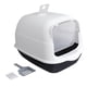 thumbnail image 1 of Caja de arena para gatos con capucha y tapa para gatos , negro, 1 of 5