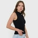 thumbnail image 3 of Polera Mujer Rib Halter Negro Corona, 3 of 5