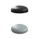 thumbnail image 1 of Funda Para Silla De Taburete De 2 Piezas, Cuero PU Elástico Impermeable Negro Y Gris, 1 of 2