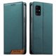 thumbnail image 1 of Funda Tipo Cartera de Cuero Sintético para Samsung Galaxy A51 4G Bloqueo RFID, con Ranuras para Tarjetas y Bolsillo para Efectivo, Cierre Magnético Fuerte Verde, 1 of 6