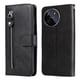 thumbnail image 1 of Funda con Cremallera para Realme 11 4G, Carcasa Cartera de Cuero PU con Soporte y Tarjetero, 1 of 6