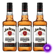 thumbnail image 1 of Pack 3x Whisky Jim Beam Bourbon - 750ml, 1 of 3