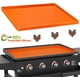 thumbnail image 3 of Tapete de silicona para plancha Blackstone de 17 pulgadas, protector para la parte superior de la plancha Blackstone, protector para exteriores Blackstone (naranja), 3 of 7