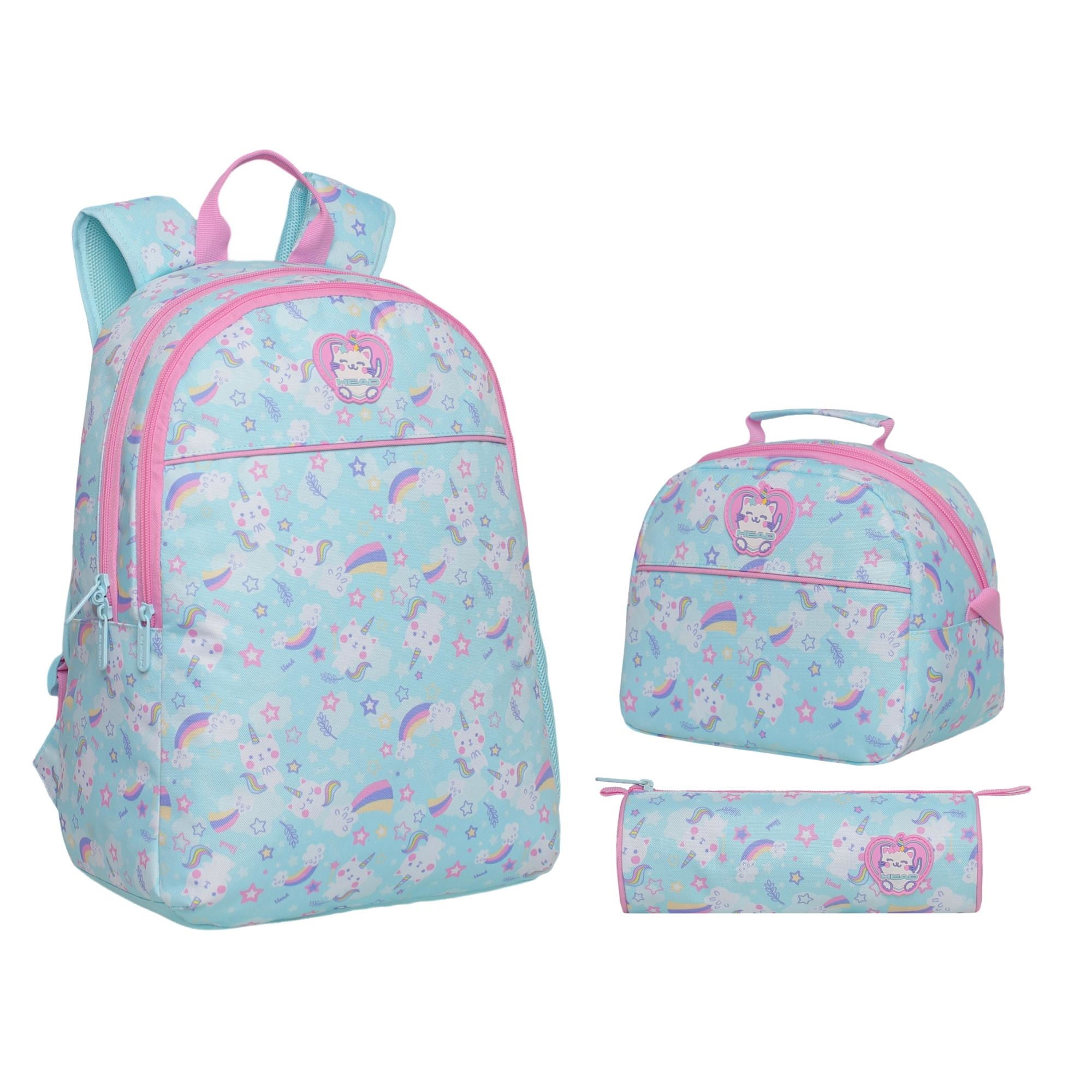 Pack Cool Escolar Mujer Gaticornio Menta Head