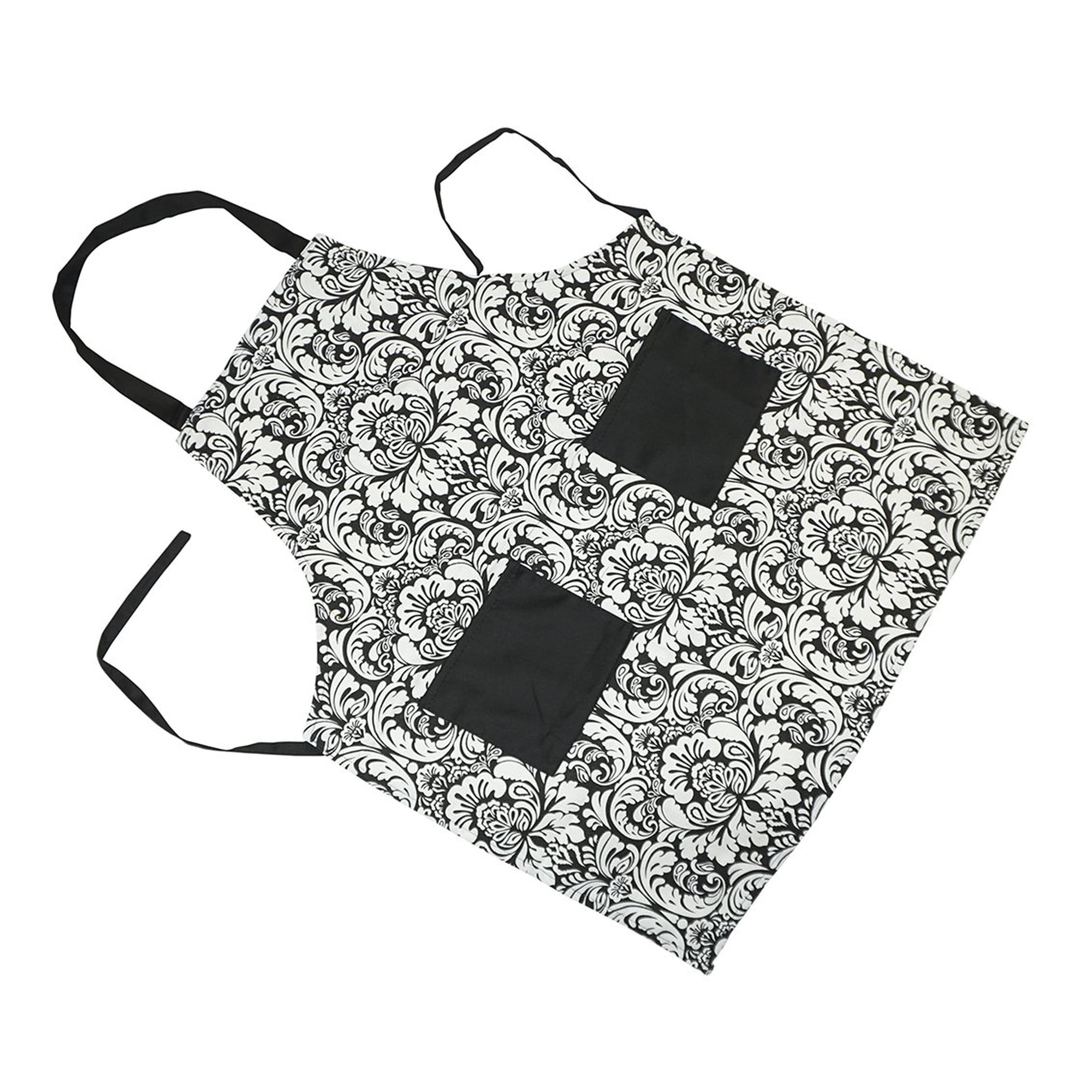 Delantal Dii Estilo Chef De Algodón Con Tiras Ajustables, Negro