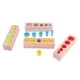 thumbnail image 2 of 4 Unids Set Montessori Wodden Knobbed Bloques De Cilindro De Juguete De Colores, 2 of 5