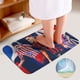 thumbnail image 4 of Christian Pulisic Juego de 3 alfombras de baño de coral fleece: tapete de baño + alfombra de inodoro en forma de U + funda de tapa de inodoro en forma de O, 4 of 6