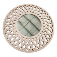 Genérico - Espejo Pared Decorativo Patrón Calado Contemporáneo Jhn