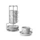 thumbnail image 1 of Tazas de espresso MALACASA 70 ml juego de 4 gris mármol, 1 of 9