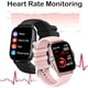 thumbnail image 3 of Smartwatch OICIIDO Y13 con pantalla de 1,83 pulgadas, ritmo cardíaco, rosa, 3 of 3