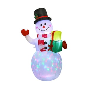 Bothyi - Inflables Navideños Iluminados Con Muñeco De Nieve De 5 Pies Para Decoración Navideña Para Patio Trasero Y Césped