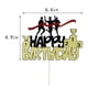 thumbnail image 2 of Cake Topper Dxsdgetue Black Gold Sports Marathon Birthday, 2 of 8