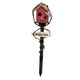 thumbnail image 1 of Bird House Stakes Pintado A Mano Estilo Farmhouse Resistente A La Intemperie Para Yard Patio Rojo, 1 of 5