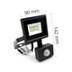 thumbnail image 5 of Foco Proyector Led Reflector Con Sensor 10w Ip65 Luz Blanca Negro Blanco Frío, 5 of 7