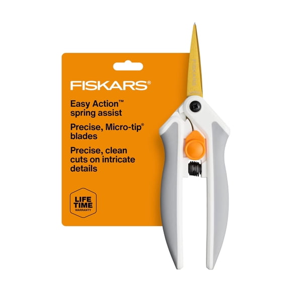 Tijeras Fiskars Easy Action Micro-Tip Titanium