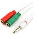 thumbnail image 3 of Splitter adaptador jack 3.5mm divisor de audio y microfono, 3 of 3