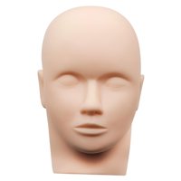 Ioensy - Molde De Cabeza De Silicona Para Pestañas, Práctica De Cabeza De Maniquí De Entrenamiento, Maquillaje