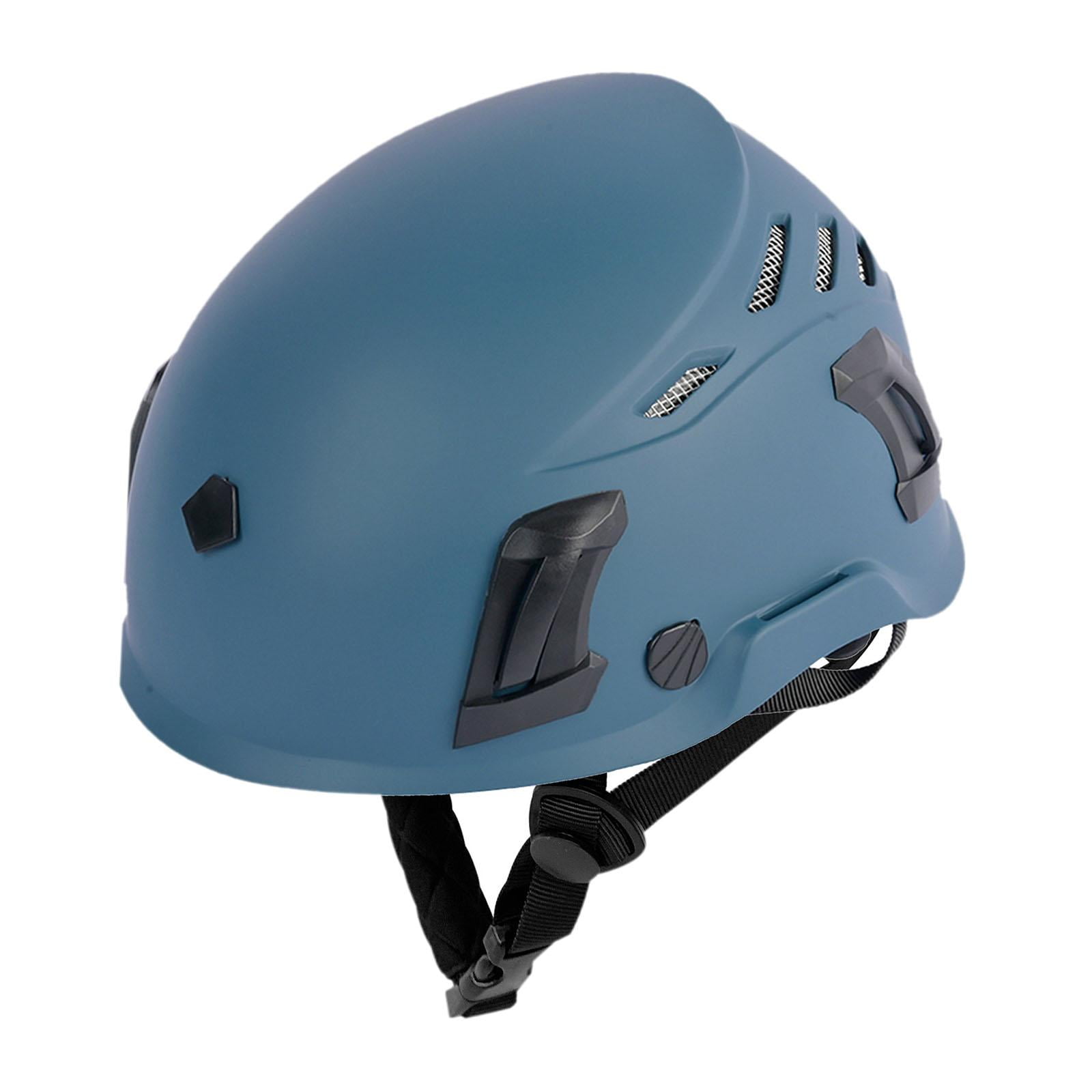 Magideal - Casco Para Exteriores, Casco De Seguridad Para Adultos, Multifuncional De Media Cúpula Para Espeleología, Búsqueda, Deportes, Monopatín, Bicicleta, Azul