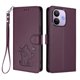 thumbnail image 1 of Funda de Gato tipo Libro para Xiaomi Redmi Note 17 Pro 5G, Morado Oscuro, 1 of 6