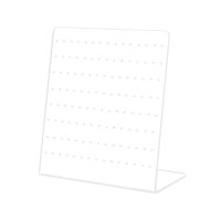 Magideal - Soporte Para Pendientes, Estante De Exhibición De Joyería, Soporte De Exhibición Para Pendientes, Soporte Para Pendientes Para Tocador , Blanco