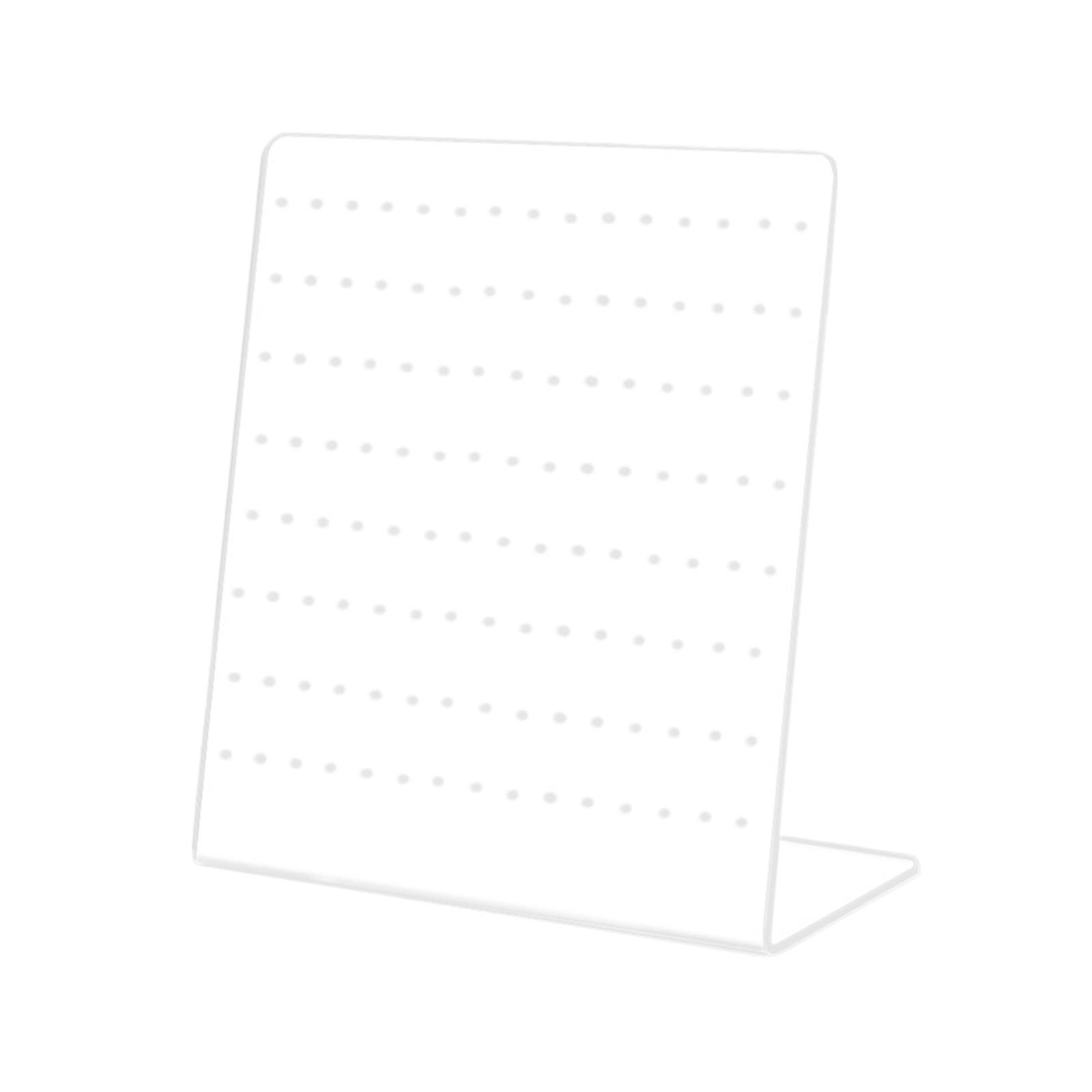 Magideal - Soporte Para Pendientes, Estante De Exhibición De Joyería, Soporte De Exhibición Para Pendientes, Soporte Para Pendientes Para Tocador , Blanco