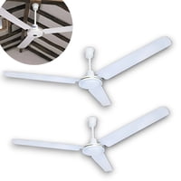 Genérico - Pack X2 Ventilador De Techo Tres Aspas 56'' Ventilador Techo