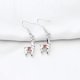 thumbnail image 4 of Pendientes de llama diminutos, joyería para amantes de las llamas, pendientes de alpaca, regalo de alpaca kawaii, pendientes de animales, joyería de llama, 4 of 7