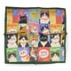 thumbnail image 2 of Pañuelo tipo seda 70x70 estampado familia de gatitos casual verde Talla Única, 2 of 4