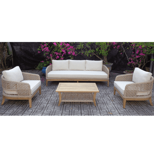 Muebles Santa Ana - Juego De Terraza 4 Piezas Venecia