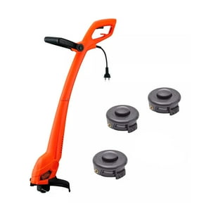 Orilladora De Pasto Black+Decker Gl350-B2C + 3 Carretes Naranja