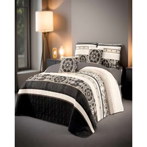 Genérico - Cubrecama Con Diseños King 250 X 270 Cm + 2 Almohadas P16