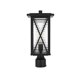 thumbnail image 1 of Lámpara de Poste Exterior Elegant Lighting Jada 16 Negra, 1 of 6
