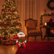 thumbnail image 5 of Duende Navideño Peluche Sentado 25cm Decoración Navidad, 5 of 8