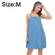 thumbnail image 2 of Vestido de baño/ducha para mujer, ligero, con cierre de tirantes y largo hasta la rodilla., 2 of 5