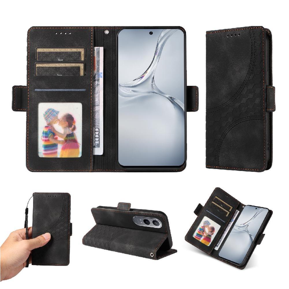 Carcasa Foxdock Oneplus Nord Ce4 Lite De Cuero Pu, Diseño Acolchado Clásico, Protección Contra Caídas Y Rayones