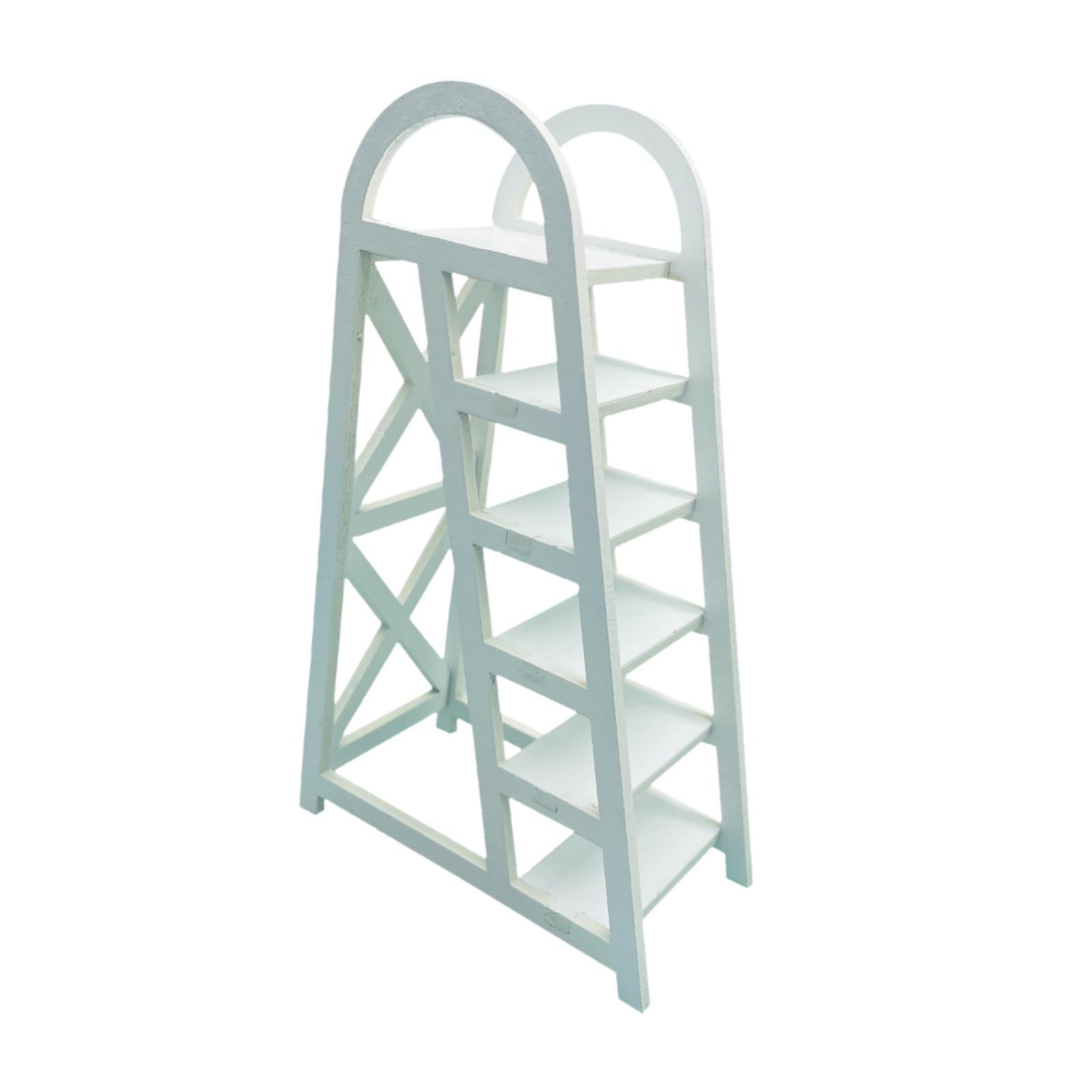 Bothyi - 1/12 Mini Escalera Escalera De Jardín Escalera De Jardín De Hadas Muebles Para Jardín De Patio