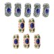 thumbnail image 4 of 10pcs DIY Dreadlock Cuentas Pelo Trenzado Tubos Alfileres Anillos Brazalete Clips Joyería, 4 of 5