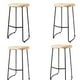 thumbnail image 1 of Pack 4 Silla Bar 65cm Taburete Asiento Madera Mostrador, 1 of 3