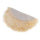thumbnail image 5 of Alfombra Peluda Redonda De Lana Falsa Para Decoración Del Hogar, Color Beige Claro, 5 of 5