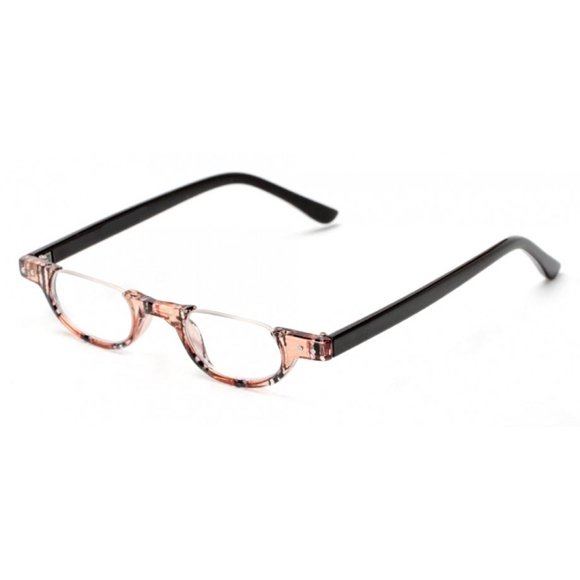 Anteojos Correctivos IB Hunter Retro Semi Aro Marrón a Rayas